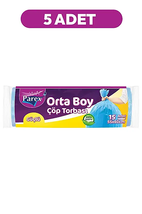 Parex Güçlü Çöp Torbası Orta Boy - 2