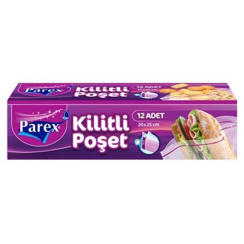 Parex Küçük Boy Kilitli Poşet 12 Adet - 1