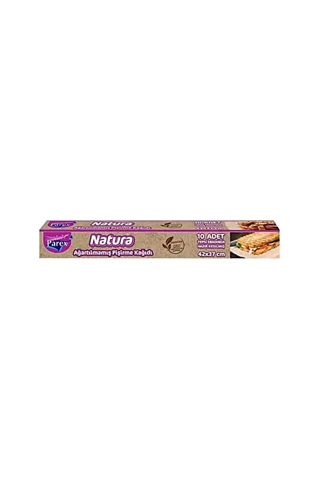 Parex Natura Ağartılmamış Hazır Pişirme Kağıdı 10 lu X 5 Adet - 2