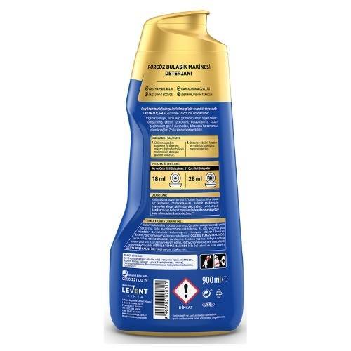 Porçöz Yoğun Kıvamlı Jel Bulaşık Makinesi Deterjanı 50 Yıkama 900ml - 2