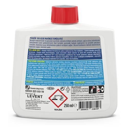 Porçöz Bulaşık Makinesi Temizleyici 250 ML - 2