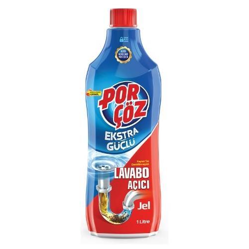 Porçöz Ekstra Güçlü Lavabo Açıcı 1 LT - 1