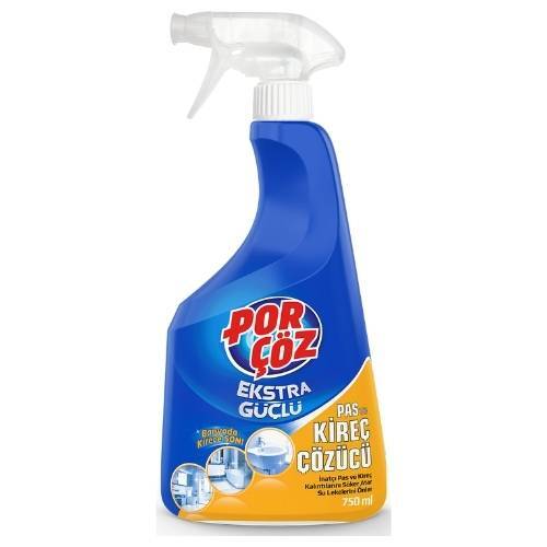 Porçöz Ekstra Güçlü Pas ve Kireç Çözücü Sprey 750 ML - 1