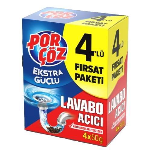 Porçöz Lavabo Açıcı 4x50 GR - 1