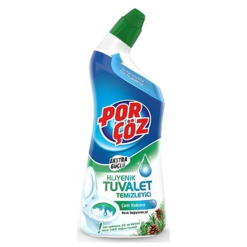 Porçöz Ekstra Güçlü Hijyenik Tuvalet Temizleyici Çam Kokulu 750 ML - 1
