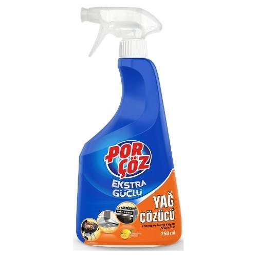 Porçöz Ekstra Güçlü Yağ Çözücü Sprey 750 ML - 1