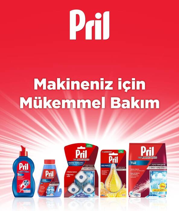 Pril Deo Duo-Perls Limon-Portakal Kokulu Bulaşık Makinesi Kokusu - Kötü Kokuları Önleyen, Uzun Süre Ferah Koku - 5