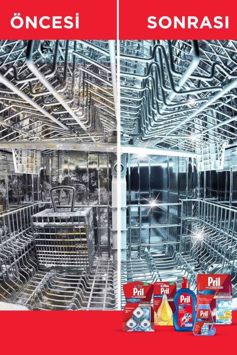 Pril Deo Duo-Perls Limon-Portakal Kokulu Bulaşık Makinesi Kokusu - Kötü Kokuları Önleyen, Uzun Süre Ferah Koku - 3