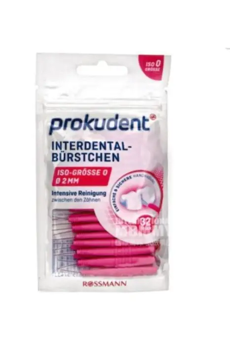Prokudent 0,2 Mm Pembe Diş Arayüz Fırçası - 32 Adet - 1
