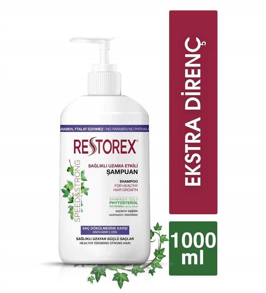 Restorex Saç Dökülmesine Karşı Sarmaşık Özlü Şampuan 1000 Ml - 1