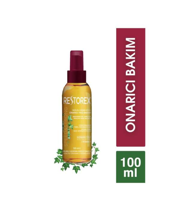Restorex Sağlıklı Uzama Etkili Argan Saç Bakım Yağı 100 ml - 1