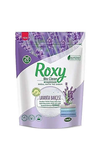 Roxy Bio Clean Doğal Matik Toz Sabun Lavanta Bahçesi 800 gr - 2
