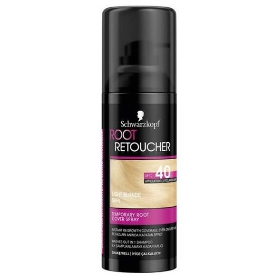 Schwarzkopf Root Retoucher Beyazları Anında Kapatan Saç Sprey Boyası Sarı 120 ML - 1