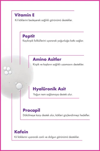 Su Bazlı Güçlendirici Kaş ve Kirpik Serumu - 2