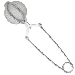 Mahmood Tea Paslanmaz Çelik Bitki Çayı Demleme Süzgeci Maşalı Çay Süzgeci - 1