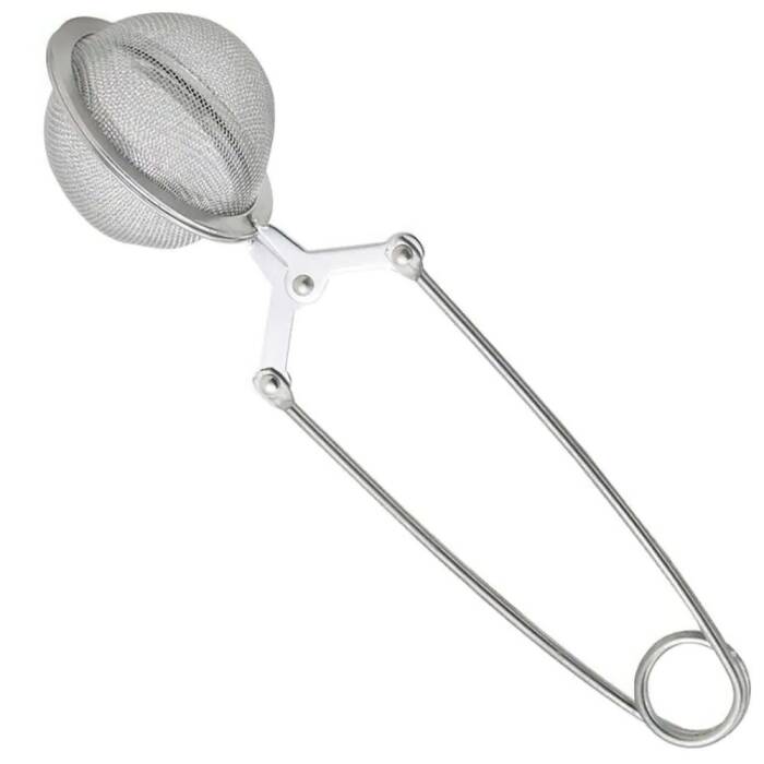 Mahmood Tea Paslanmaz Çelik Bitki Çayı Demleme Süzgeci Maşalı Çay Süzgeci - 1