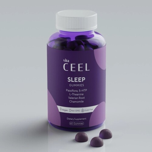 Vita Ceel Uyku Döngüsüne Yardımcı Vegan Sleep Gummy Vitamin Passiflora, Vitamin B6, 5- http, L-theanie - 2
