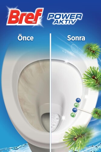 Wc Power Aktiv Tekli Paket Katı Tuvalet Bloğu Çam 5 li Set - 3