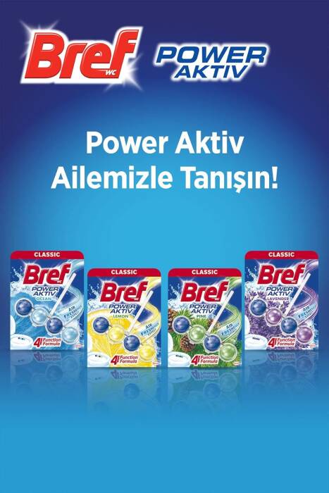 Wc Power Aktiv Tekli Paket Katı Tuvalet Bloğu Çam 5 li Set - 6