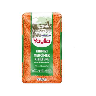 Yayla Kırmızı Mercimek Kızıltepe Bölgesi Mahsulü 500 gr - 1