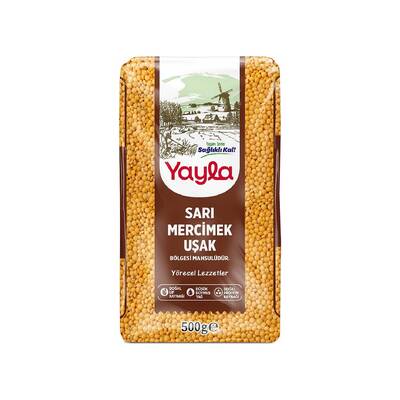 Yayla Sarı Mercimek Uşak Bölgesi Mahsulü 500 gr - 1
