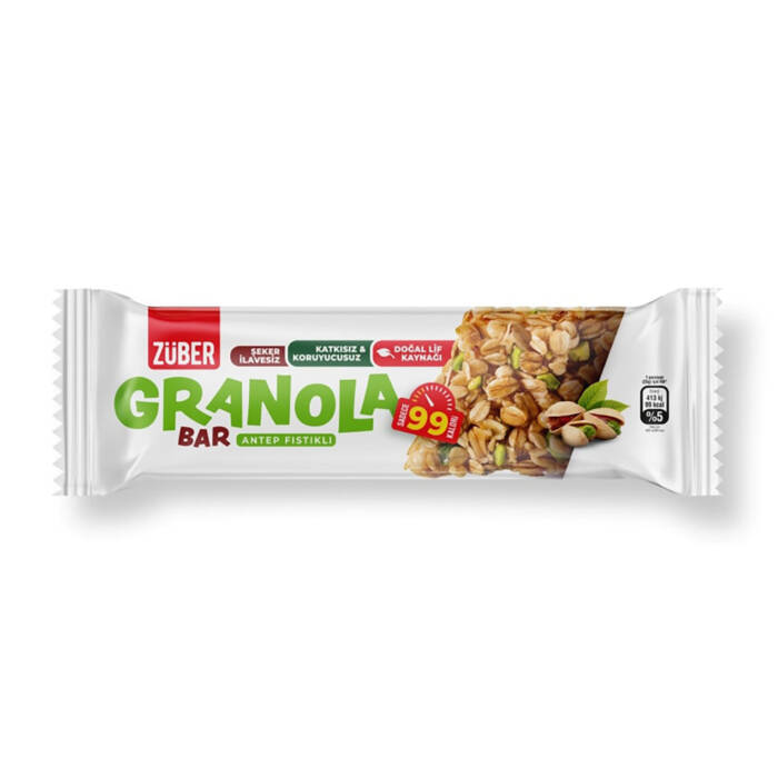 Züber Granola Bar Antep Fıstıklı 25 G - 1