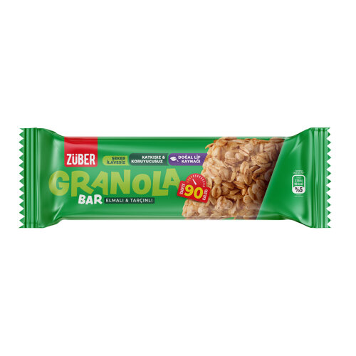 Züber Granola Bar Elmalı Tarçınlı 25 G - Züber