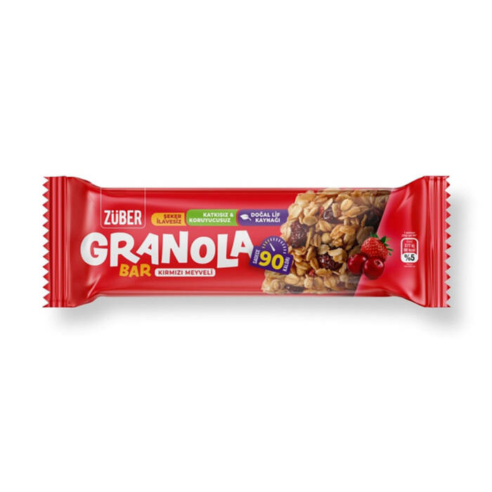 Züber Kırmızı Granola Bar 25 G - 1
